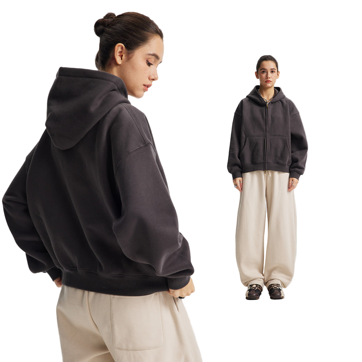 GOLDENSTARS - BOXY ZIP UP